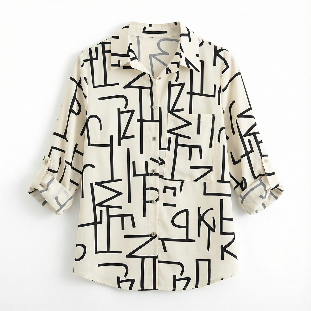 Blouse Women Casual Fit Wrap Collar Design