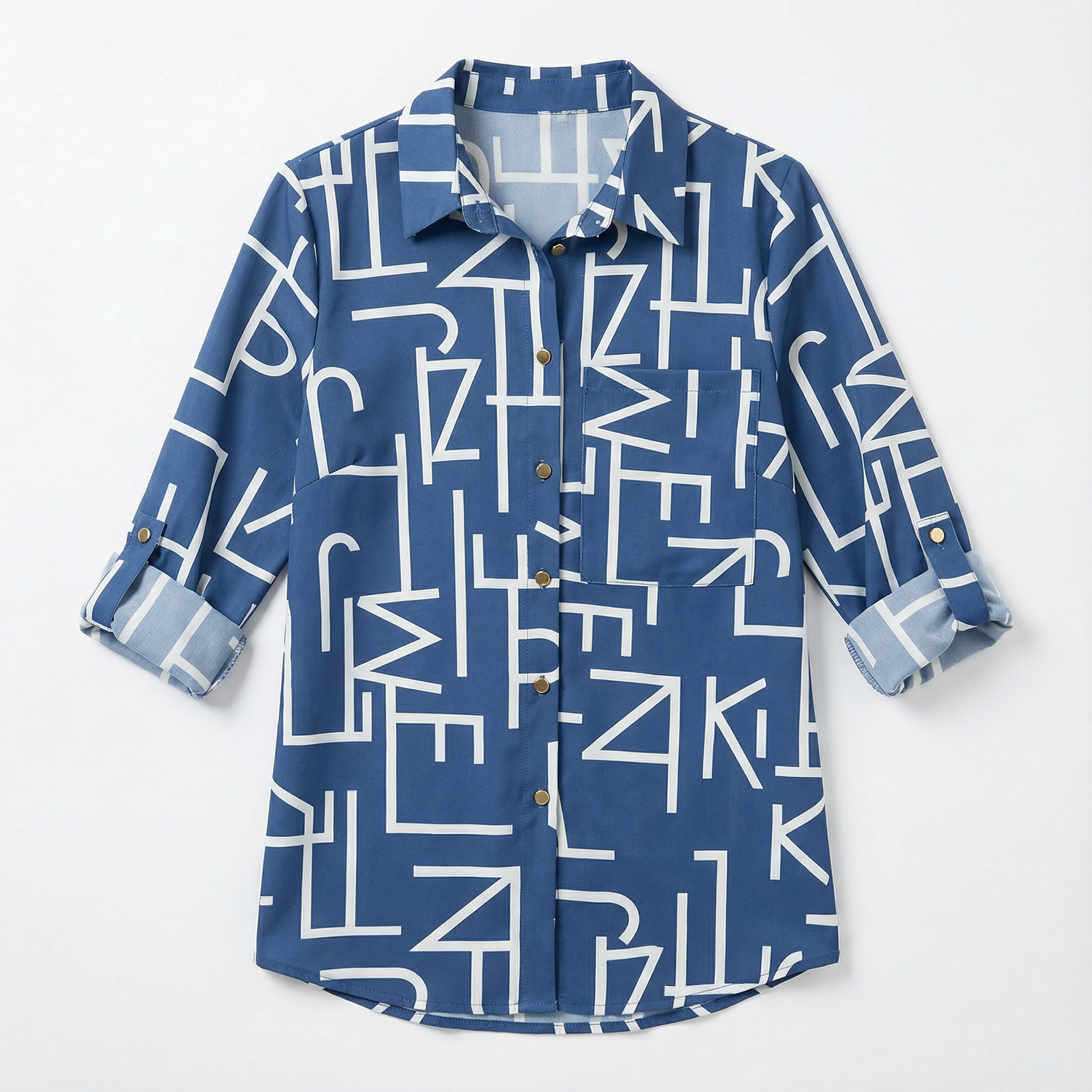Blouse Women Casual Fit Wrap Collar Design