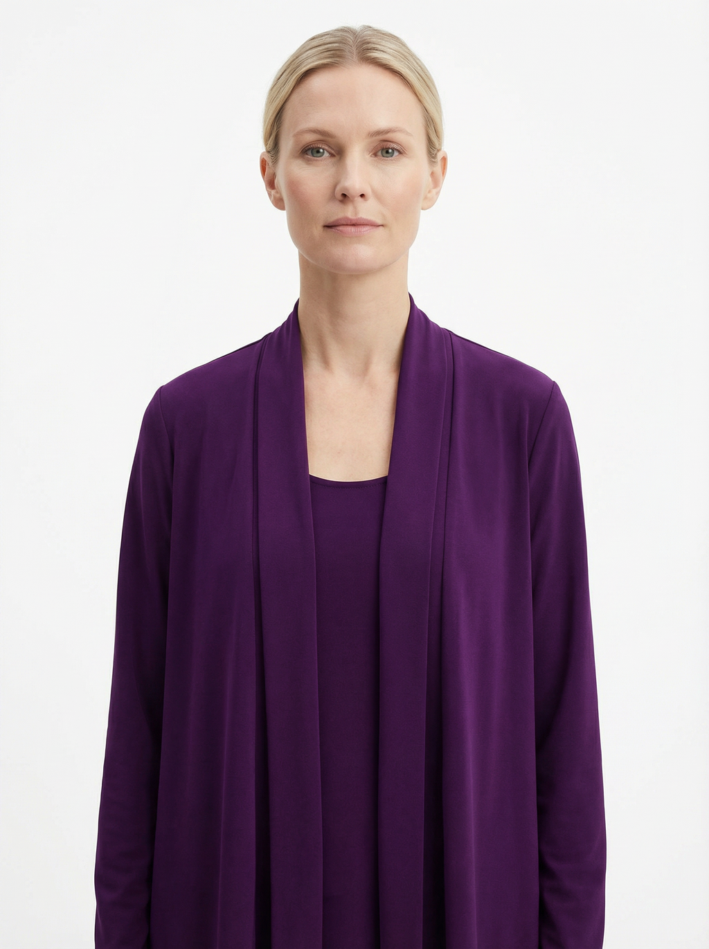 Three‑Piece Pantsuit Women Relaxed Fit Jacket Top & Trousers