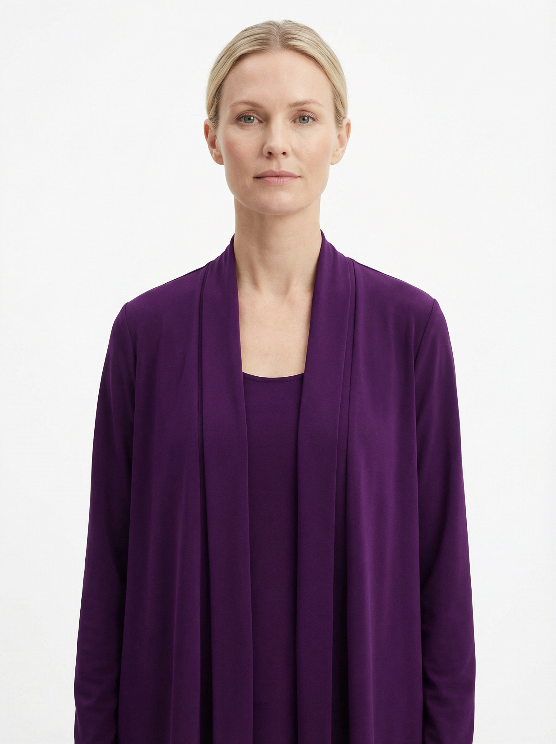 Three‑Piece Pantsuit Women Relaxed Fit Jacket Top & Trousers