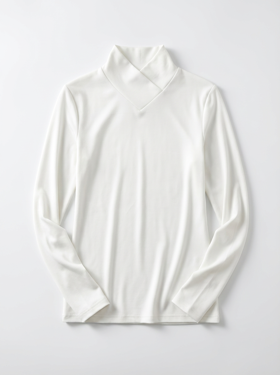 Turtleneck Sweater Women High Neck Clean Lines Relaxed Fit