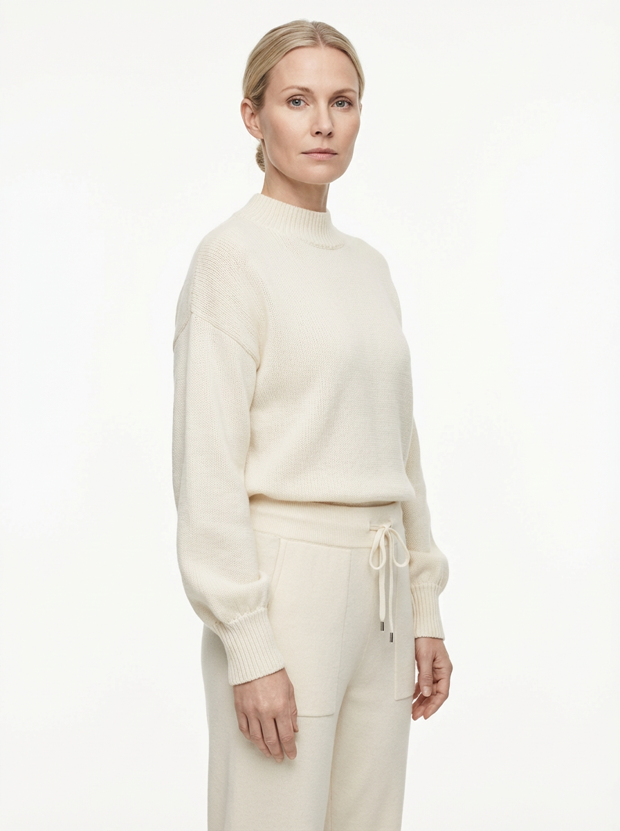 Tracksuit Women 2-Piece Set Relaxed Fit Balloon Sleeves