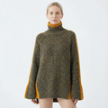 Sweater Women Knitted Winter Crew Neck
