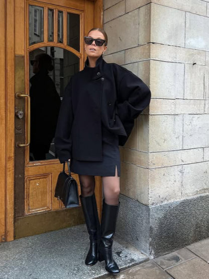 Jacket Women Cropped Straight Fit