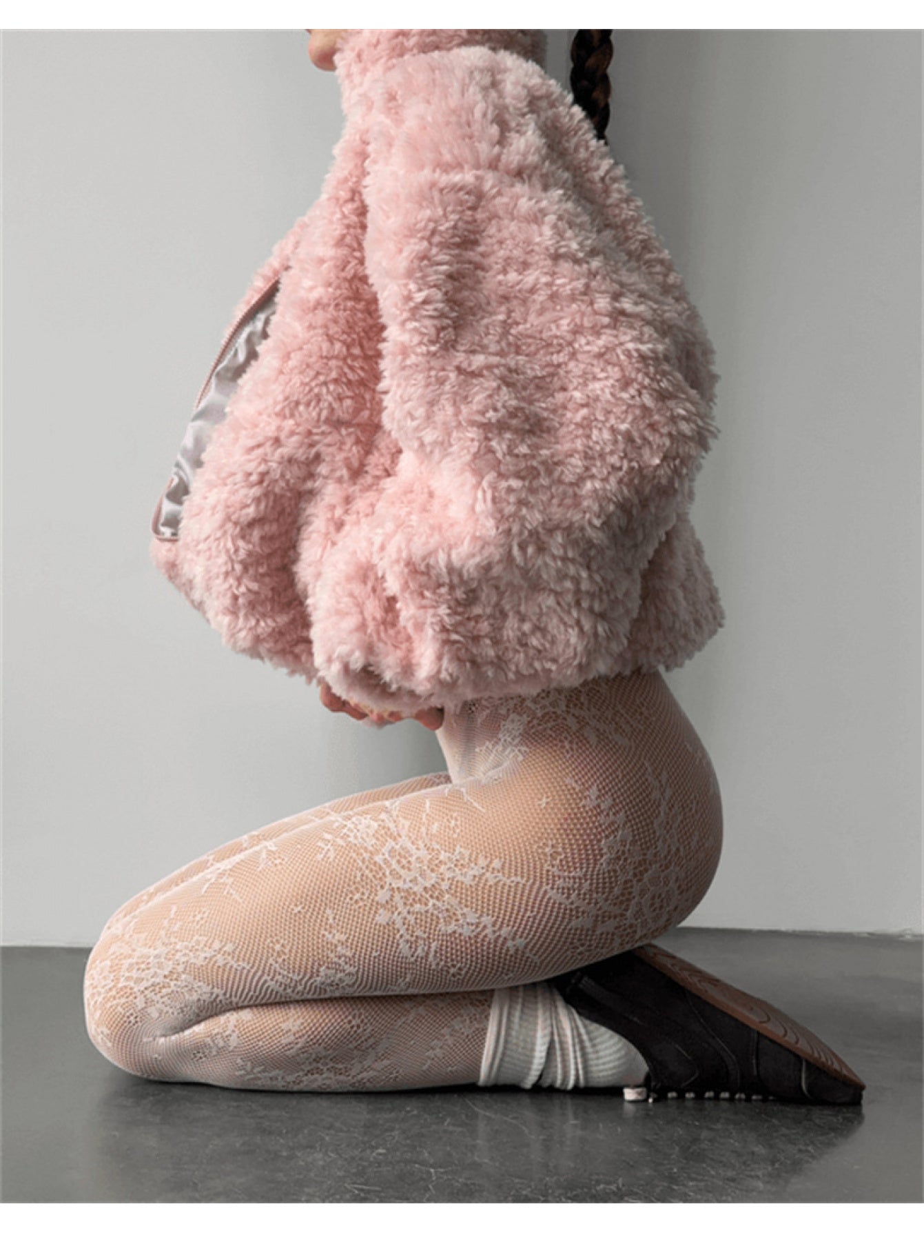 Jacket Women Oversized High-Collar Outerwear