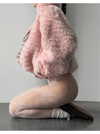 Jacket Women Oversized High-Collar Outerwear