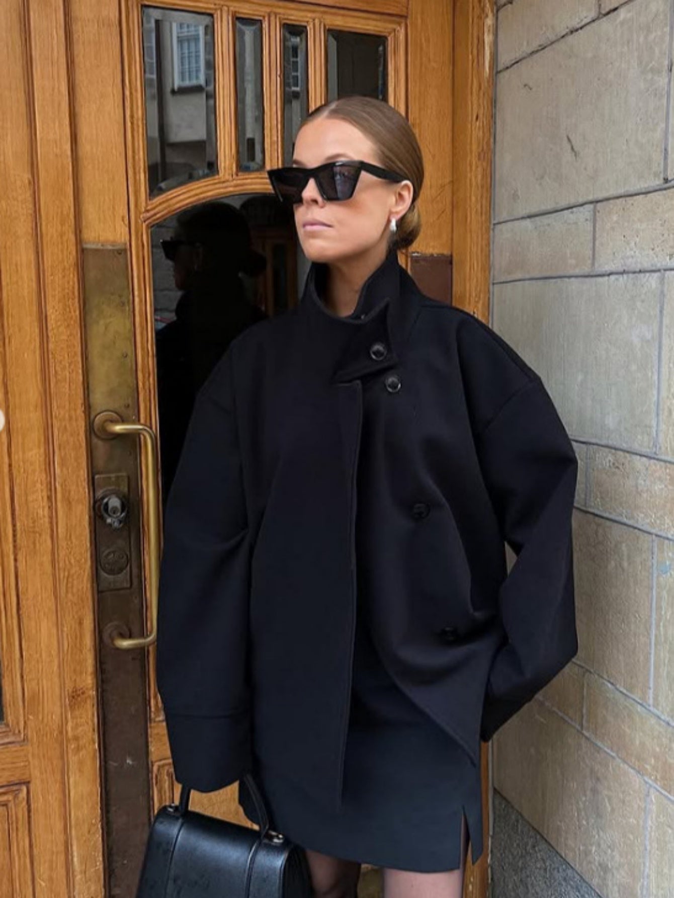 Jacket Women Cropped Straight Fit