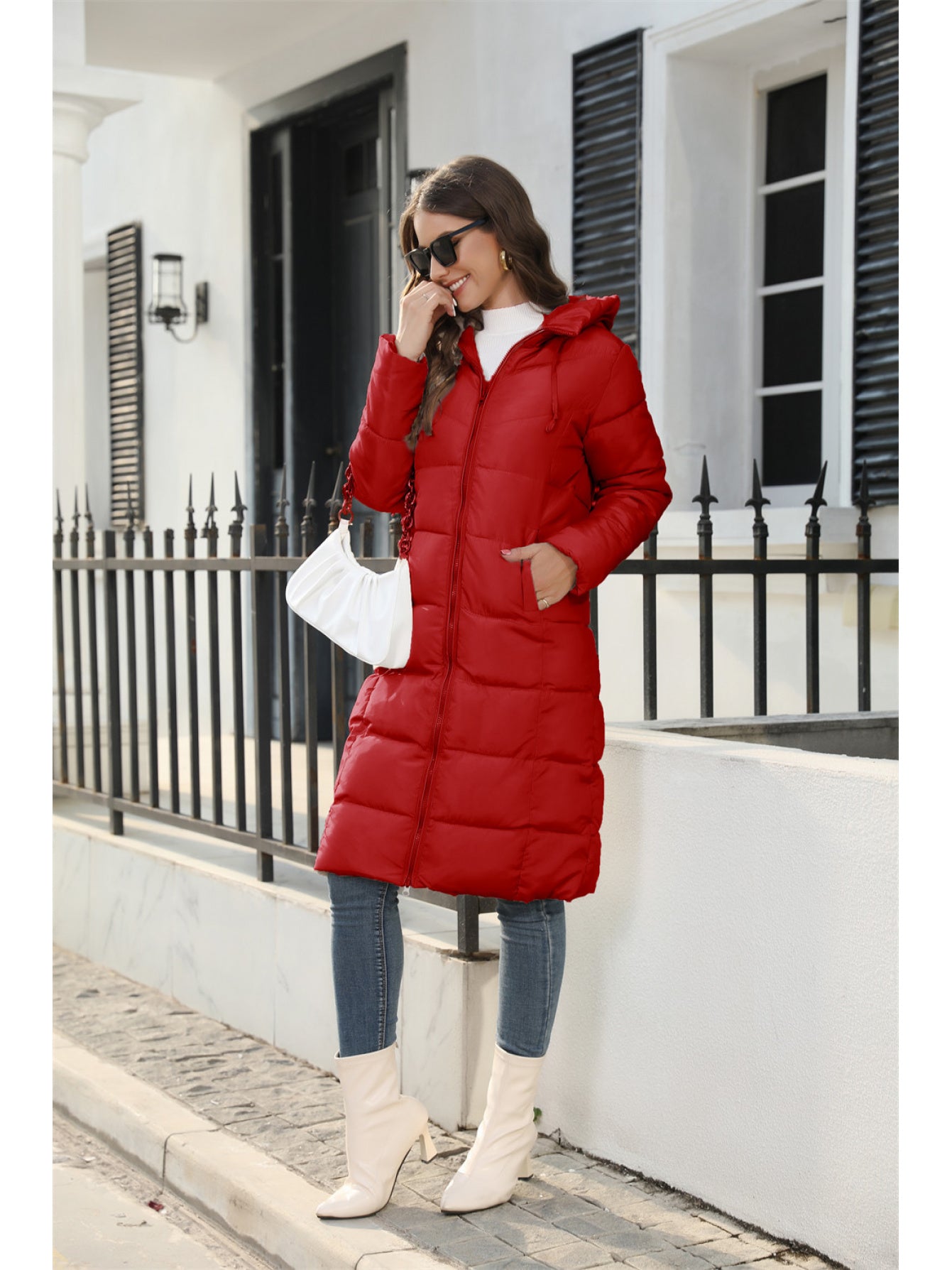 Jacket Women Oversized Bomber Jacket with Zip Closure