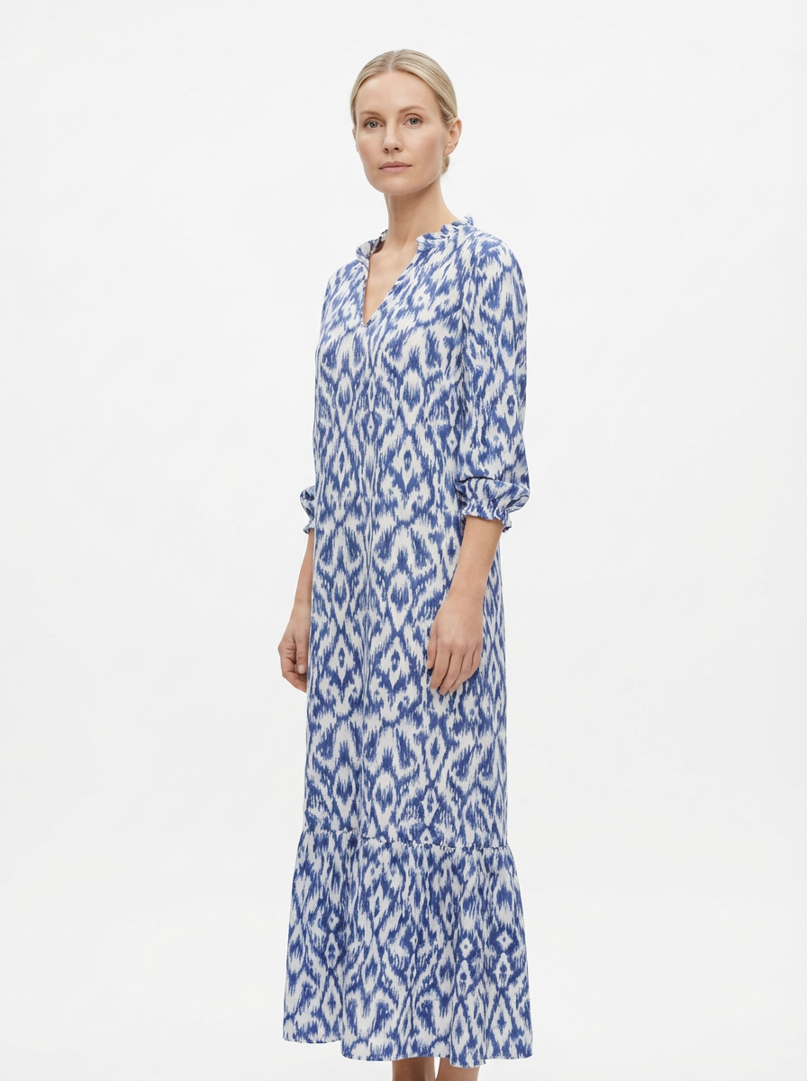 Summer Dress Women V‑Neck Casual Fit
